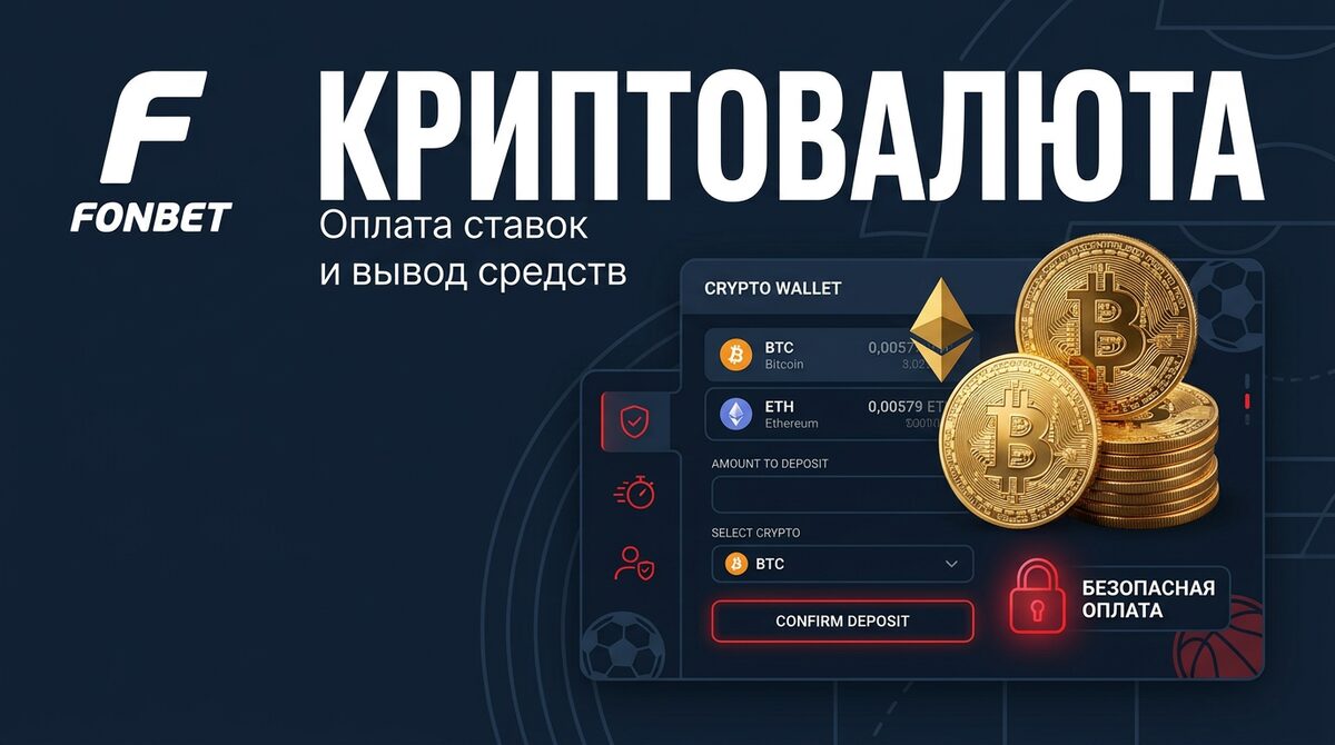 Пополнение и вывод через криптовалюту Bitcoin Ethereum